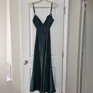 Selfie Leslie Emeral Green Maxi Dress